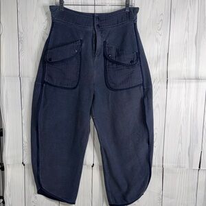 FP Movement by Free People Timko Dark Blue Wide Leg Pants